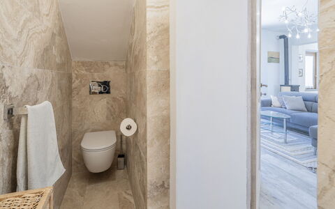 Villetta Cafaggio, Ac, Wifi, Panzano In Chianti: Flooring, Floor, Interior Design, Home, Plumbing Fixture, Room, Bathroom, Tile, Toilet