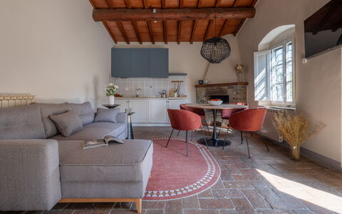 Accommodation:&nbsp;Relais Badia a Passignano - Appartamento Garnacha