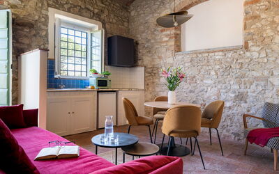 Accommodation:&nbsp;Relais Badia a Passignano - Appartamento Pinot Gri