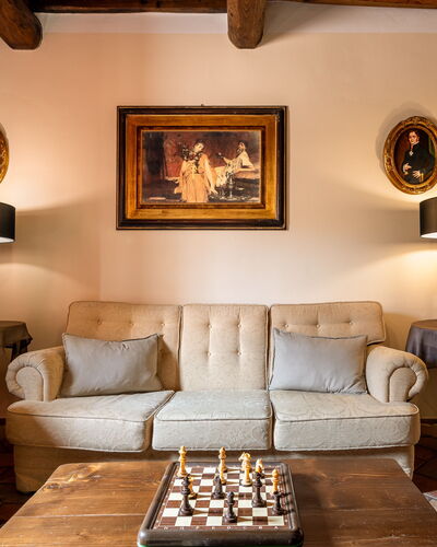 Portanuova Home, Colle Val D'elsa: Furniture, Interior Design, Flooring, Wall, Wood, Couch, Floor, Living Room, Room, Picture Frame