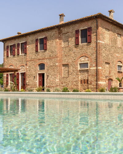 Villa Leone Reale: Estate, Swimming Pool, Hacienda, Brick, Farmhouse, Villa, Historic House, Mansion, Eco Hotel, Backyard