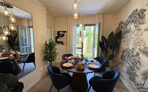 Ai Cantici: Furniture, Interior Design, Flooring, Table, Chair, Room, Floor, Dining Room, Kitchen & Dining Room Table, Ceiling