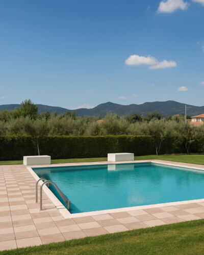 Villa Diamante: Swimming Pool, Resort, Composite Material, Garden, Shade, Water Feature, Landscaping, Backyard, Eco Hotel, Lawn