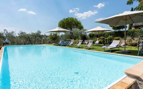 Villa Belchianti: Swimming Pool, Blue, Resort, Outdoor Furniture, Sunlounger, Thermae, Eco Hotel, Garden, Estate, Hacienda