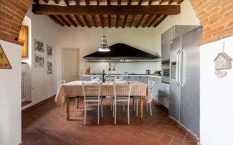 Maria Gabriella Home & Cottage: Furniture, Interior Design, Flooring, Kitchen, Wood, Ceiling, Floor, Countertop, Kitchen Appliance, Chair