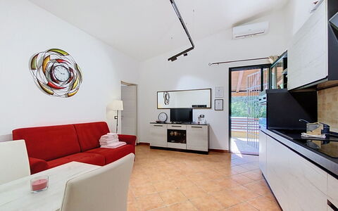Your Tuscan Retreat: Flooring, Interior Design, Floor, Ceiling, Furniture, Room, Apartment, Home, Couch, Living Room