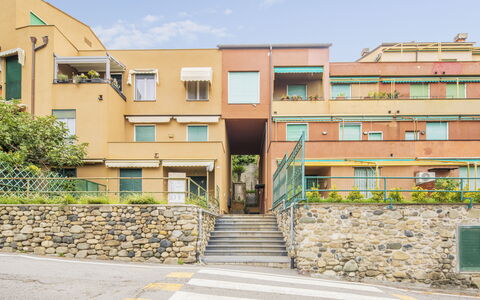 Casa Dolly, Monterosso 5 Terre: Apartment, Architecture, Facade, Residential Area, Urban Design, Balcony, Mixed-Use, Condominium