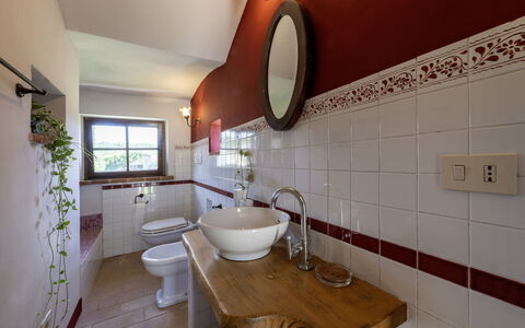 Aqua Bio Retreat: Interior Design, Plumbing Fixture, Flooring, Tap, Floor, Furniture, Plumbing, Bathroom Sink, Bathroom, Sink