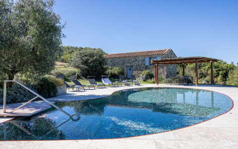 Il Gabbro, Luxury Experience: Blue, Water, Swimming Pool, Reflection, Reservoir, Water Feature, Reflecting Pool, Pond