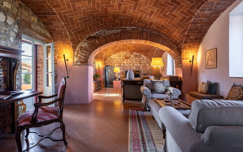 Il Gabbro, Luxury Experience: Furniture, Wall, Interior Design, Flooring, Ceiling, Couch, Chair, Table, Floor, Living Room