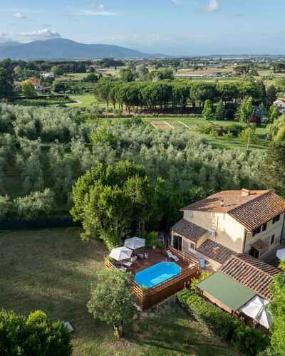 Podere la Botte, Pool, Lari: Swimming Pool, Food, Estate, Eco Hotel, Villa, Hacienda, Bird'S-Eye View, Farmhouse, Resort, Aerial Photography