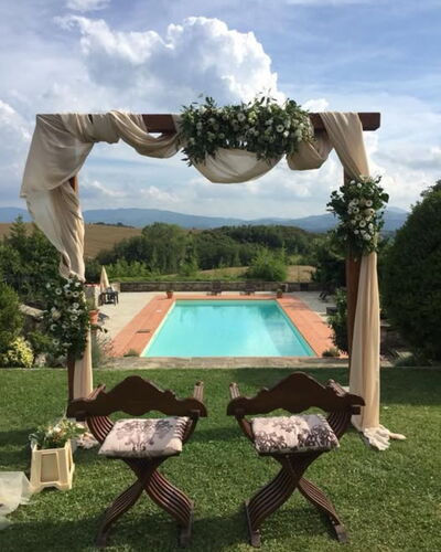Villa Medicea Lo Sprocco: Event, Flowerpot, Garden, Ceremony, Backyard, Shade, Yard, Houseplant