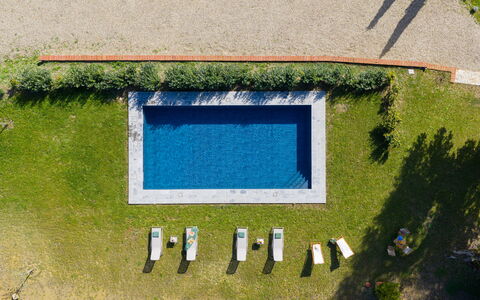 La Morella: Swimming Pool, Leisure, Garden, Lawn, Outdoor Furniture, Landscaping, Resort, Artificial Turf, Water Feature, Backyard