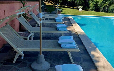 Casa Mia: Swimming Pool, Blue, Water, Umbrella, Outdoor Furniture, Furniture, Sunlounger, Resort, Leisure, Chair