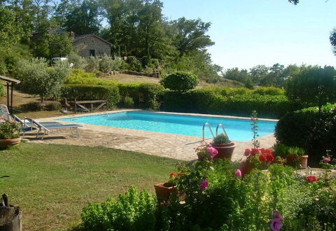 Poggino di Sorano: Swimming Pool, Shrub, Garden, Backyard, Shade, Landscaping, Hacienda, Yard, Resort