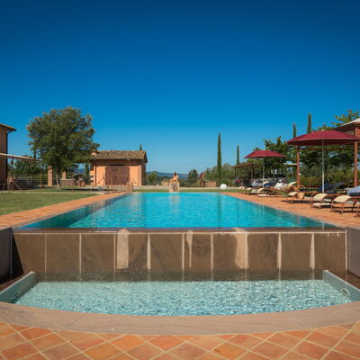 Villa Peccioli: Swimming Pool, Resort, Estate, Eco Hotel, Hacienda, Landscaping, Farmhouse, Villa, Sunlounger, Outdoor Furniture
