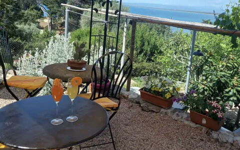 La Torre sul Ponte, Seaview, Garden: Furniture, Outdoor Furniture, Outdoor Table, Chair, Flowerpot, Garden, Shade, Houseplant, Coffee Table, Umbrella