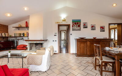 Casa Miramonti: Furniture, Interior Design, Flooring, Floor, Wood, Ceiling, Room, Lighting, Couch, Living Room