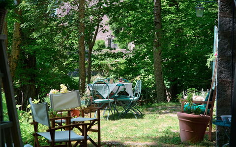 Il Gallinaio, Vivo D'Orcia: Furniture, Green, Chair, Outdoor Furniture, Summer, Garden, Table, Outdoor Table, Shrub