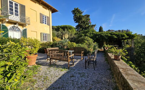 Villa Il Torrazzo, Vista Mare, Massarosa: Vegetation, Shrub, Land Lot, Home, Groundcover, Garden, Estate, Spring, Cottage, Landscaping