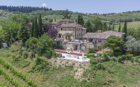 Villa Grevigiana: House, Roof, Home, Landscape, Residential Area, Rural Area, Estate, Human Settlement, Village, Cottage