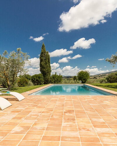 Villa Molinazzo 10: Swimming Pool, Outdoor Furniture, Garden, Landscaping, Flagstone, Shade, Tile, Resort, Eco Hotel, Water Feature