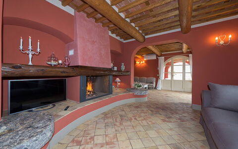 Il Podere: Interior Design, Flooring, Wall, Furniture, Floor, Ceiling, Room, Lighting, Home, Living Room