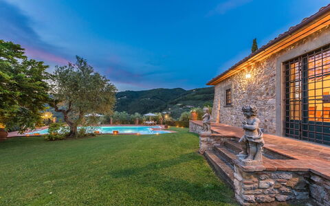 Villa del Colle: Swimming Pool, Estate, Resort, Eco Hotel, Hacienda, Farmhouse, Dusk, Villa, Night, Thermae