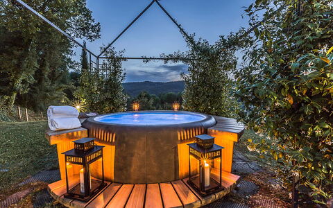 Villa Panorama: Lighting, Swimming Pool, Resort, Garden, Eco Hotel, Jacuzzi, Landscape Lighting, Backyard, Design