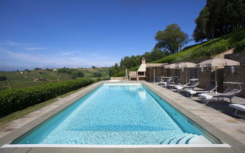 Villa Chianti: Blue, Swimming Pool, Resort, Outdoor Furniture, Sunlounger, Eco Hotel, Resort Town, Thermae, Water Feature, Villa