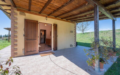 Il Giuncheto, Pool, Amazing View, Umbrian Countrys: Wood, Door, Cottage, Hardwood, Wood Stain, Farmhouse, Porch, Outdoor Structure, Garden Buildings, Home Door