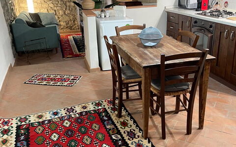 Borgo Antico, Pool, Barberino del Mugello: Furniture, Flooring, Floor, Interior Design, Carpet, Table, Room, Living Room