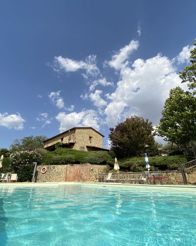 Terre di Giano Private Pool and View, Umbria: Swimming Pool, Hacienda, Resort, Villa, Eco Hotel, Water Feature, Backyard, Hotel, Resort Town, Thermae