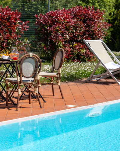 Il Leccio, Vinci, Private Pool and Tennis: Swimming Pool, Outdoor Furniture, Resort, Furniture, Eco Hotel, Shade, Chair, Sunlounger, Flowerpot, Houseplant
