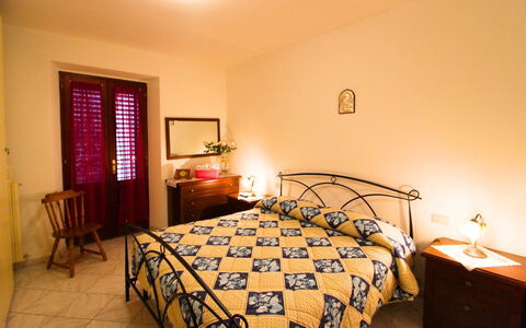 Gli Ulivi: Bedroom, Furniture, Interior Design, Floor, Flooring, Bed, Room, Bed Frame, Bed Sheet, Bedding