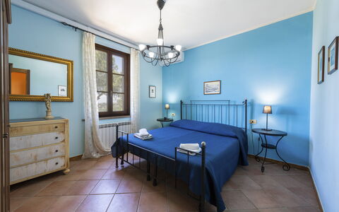 Villa Quintino: Furniture, Interior Design, Flooring, Floor, Ceiling, Room, Bedroom, Bed, Lighting, Table