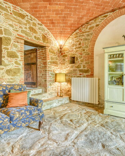 Villa the Horses: Furniture, Wall, Interior Design, Ceiling, Flooring, Floor, Lighting, Room, Couch, Living Room