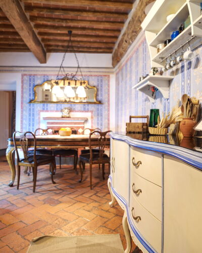 I Tre Camini: Interior Design, Furniture, Flooring, Wood, Kitchen, Ceiling, Lighting, Countertop, Floor, Room