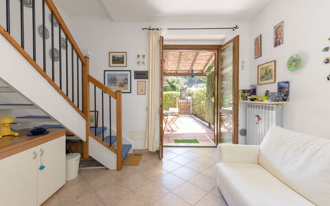 La Molletta: Interior Design, Flooring, Floor, Furniture, Door, Home, Apartment, Room, Houseplant, Wood Stain