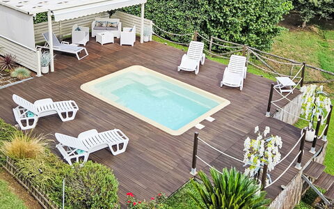 Casa Lulù: Swimming Pool, Outdoor Furniture, Furniture, Umbrella, Resort, Chair, Garden, Deck, Leisure, Shade