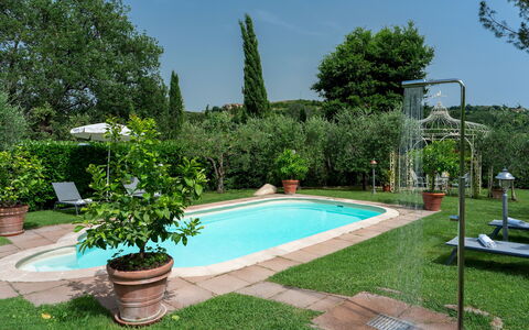 Villa Sorripa 6: Swimming Pool, Shrub, Garden, Resort, Backyard, Outdoor Furniture, Hacienda, Landscaping, Eco Hotel, Shade