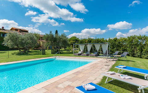 Casabianca 12: Blue, Swimming Pool, Resort, Eco Hotel, Outdoor Furniture, Estate, Thermae, Garden, Hacienda, Villa