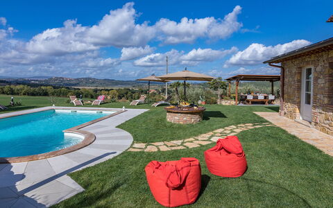 La Villetta di Dante 6: Swimming Pool, Resort, Leisure, Outdoor Furniture, Garden, Estate, Eco Hotel, Backyard, Farmhouse, Recreation