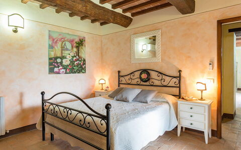 La Torretta 10: Furniture, Interior Design, Bed, Bedroom, Floor, Flooring, Room, Bed Frame, Bedding, Bed Sheet