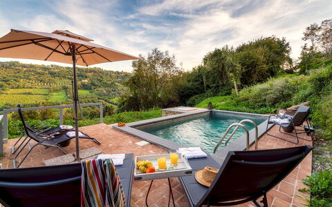 Podere Torre delle Sorgenti 4: Swimming Pool, Outdoor Furniture, Eco Hotel, Garden, Landscaping, Resort, Chair, Backyard, Water Feature, Sunlounger