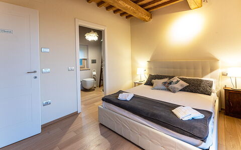 Amandula 6: Bed, Bedroom, Interior Design, Bedding, Floor, Bed Sheet, Room, Furniture, Bed Frame, Ceiling