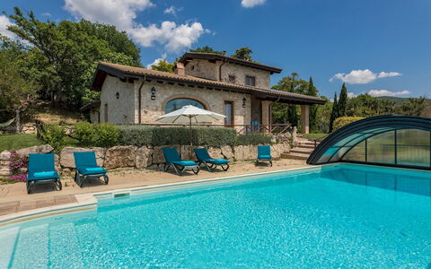 Il Casale del Nonno 8+2: Swimming Pool, Resort, Garden, Outdoor Furniture, Estate, Water Feature, Villa, Hacienda, Landscaping, Backyard