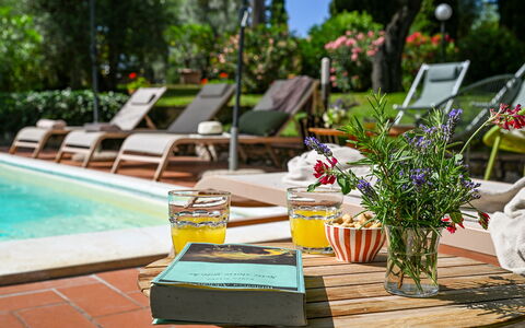 Villa Caterina 8: Swimming Pool, Outdoor Furniture, Furniture, Resort, Sunlounger, Eco Hotel, Garden, Chair, Outdoor Table, Shade