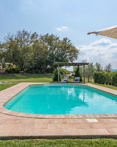 Podere di Salci 10: Blue, Swimming Pool, Garden, Shade, Estate, Landscaping, Hacienda, Backyard, Eco Hotel, Yard