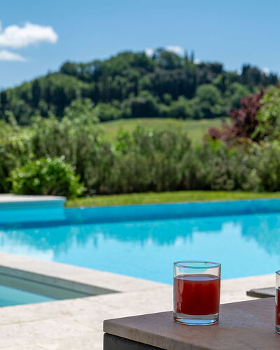 Podere Bellaria 18+2: Swimming Pool, Resort, Eco Hotel, Outdoor Furniture, Landscaping, Garden, Shade, Chair, Farmhouse, Backyard